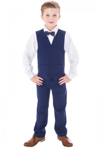 Royal Blue 5 Piece Bow Tie Suit | Baby | Boys | Wedding Suit ...